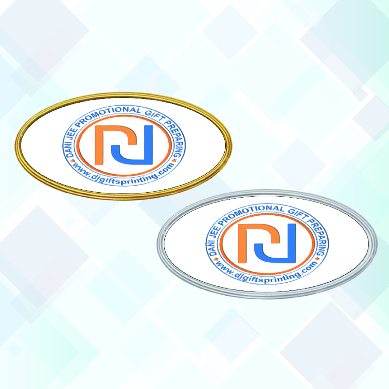 PVC Injected Oval Name Badges-01