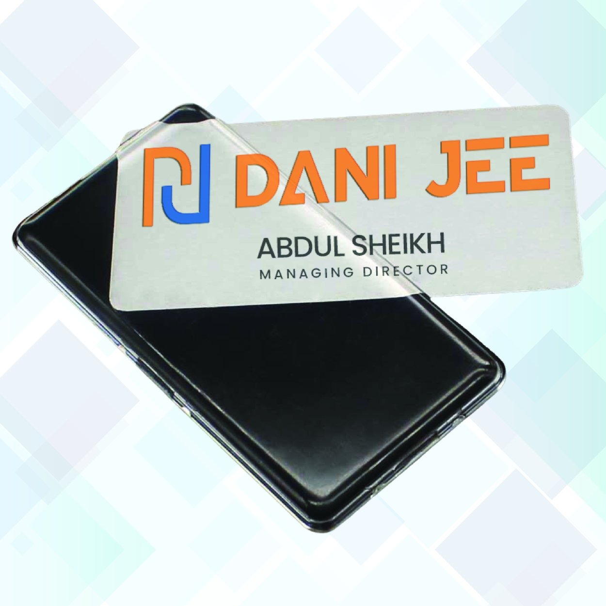 retangulart Metal Name Badges in Gold and Silver colors-04